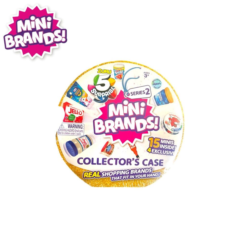 Mini Brands Series 2 Collector's Case 15 pc Included